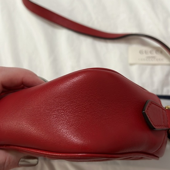 Gucci marmont small  leather bag - Picture 7 of 10